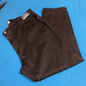 PLUS SIZE SHORT The 90’s Straight Leg, A&F, 35W 20LS ultra high rise, curve love